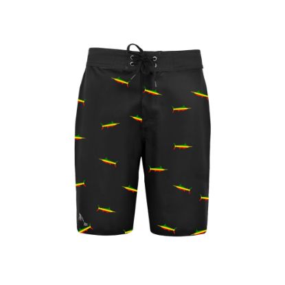 Picture of Bob Marlin Board Shorts Rasta Marlin