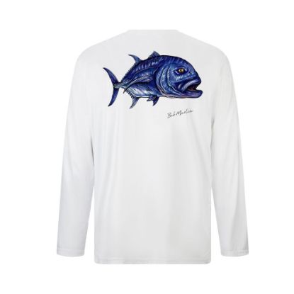 Picture of Bob Marlin Performance Shirt Natty GT White