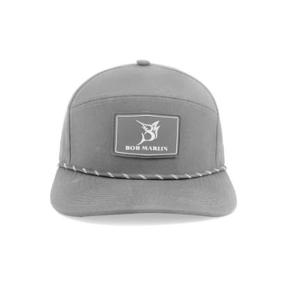 Picture of Bob Marlin Performance Snapback Hat Grey