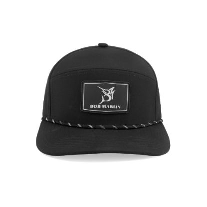 Picture of Bob Marlin Performance Snapback Hat Black