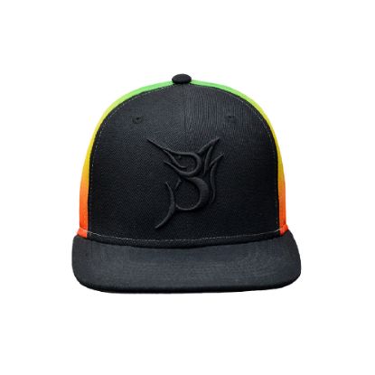Picture of Bob Marlin Snapback Hat Rasta
