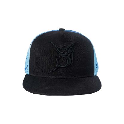 Picture of Bob Marlin Snapback Hat Bob Mahi Blue