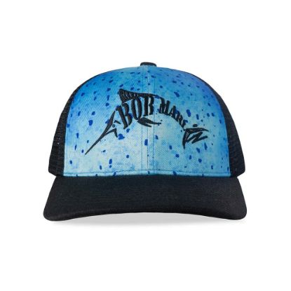 Picture of Bob Marlin Baseball Hat Bob Mahi Blue