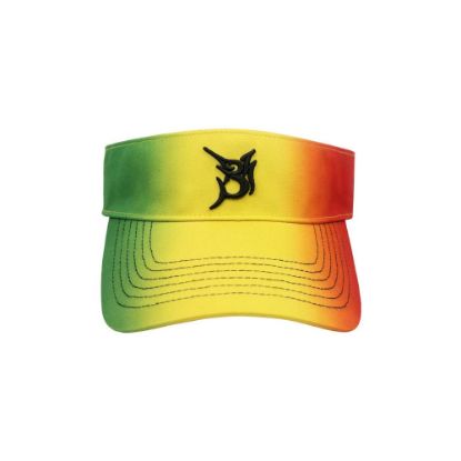Picture of Bob Marlin Visor Rasta Flag