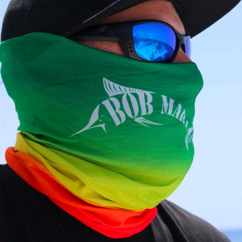 Picture of Bob Mahi Face Shield Rasta Flag