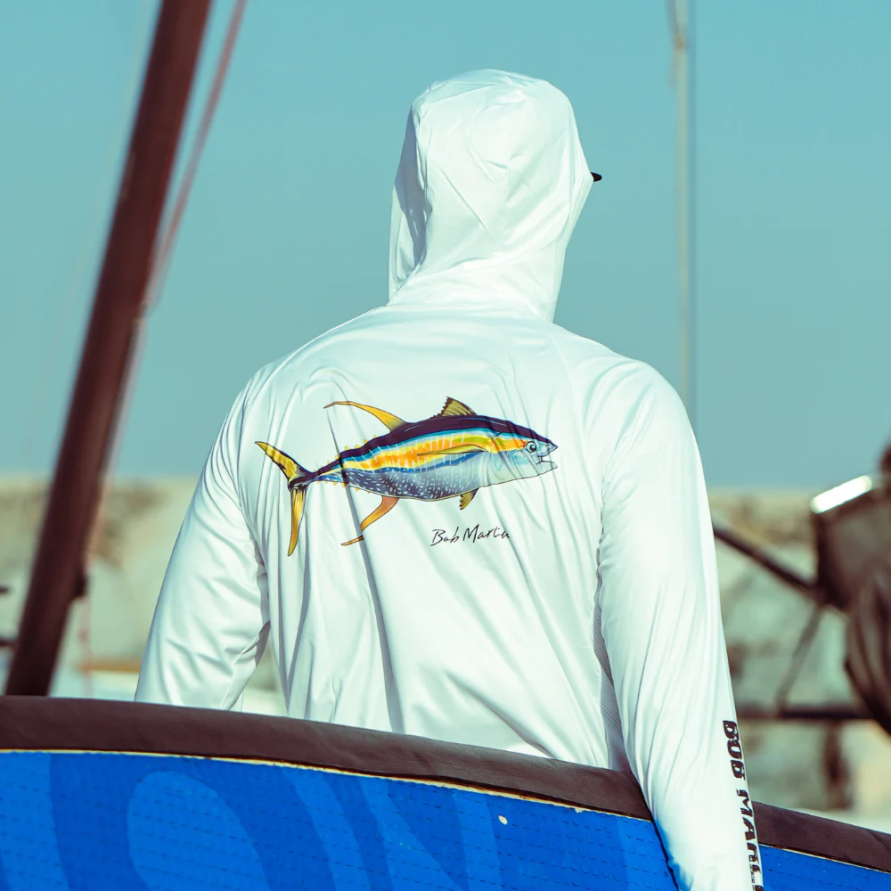 Picture of Bob Marlin Performance Hoody With Mask Natty Tuna